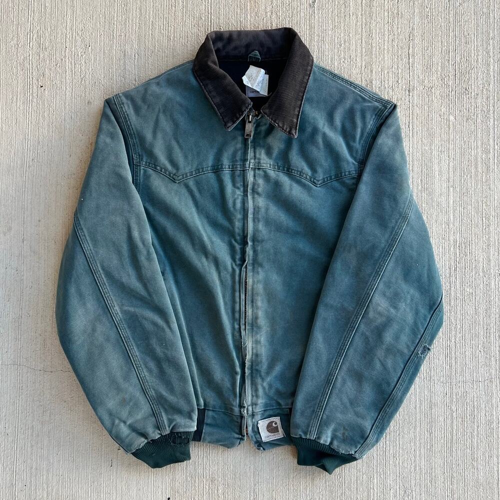 Carhartt J14 HTG green Santa Fe work wear jacket